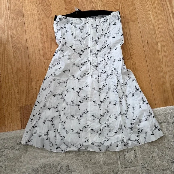 Costa Blanca summer dress with black bow detail - size large - Picture 3 of 5